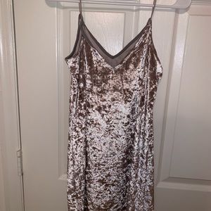 Kendall and Kylie Crushed Velvet Mini Dress